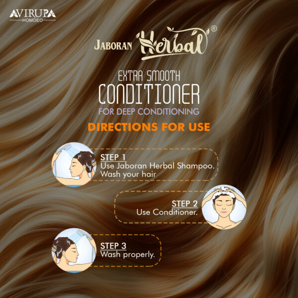 Jaboran Herbal Extra Smooth Conditioner for Smooth & Shine Hair - Image 4